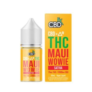 THC Vape Juice + CBD – Maui Wowie – 30mL Sativa – CBDfx