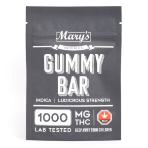 1000mg THC Indica Gummy Bar (Mary's Edibles) | Herb Approach