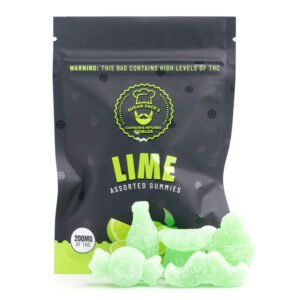 200mg THC Assorted Lime Gummies (Sugar Jack's) | Dispensary