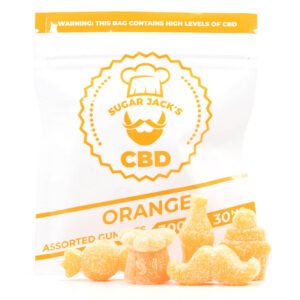 300mg CBD Assorted Orange Gummies (Sugar Jack's) | Herb Approach