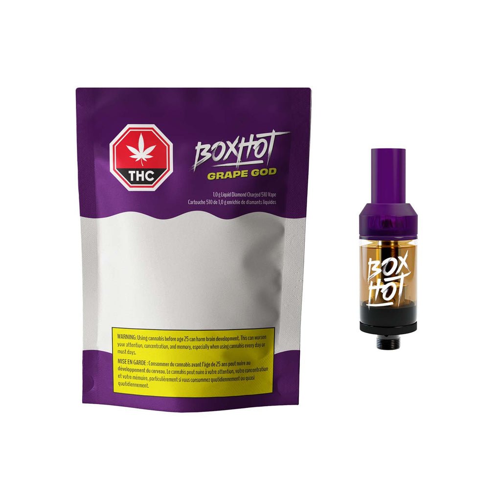 BOXHOT GRAPE GOD DIAMOND BLEND CARTRIDGE boxhot grape god diamond blend cartridge 2