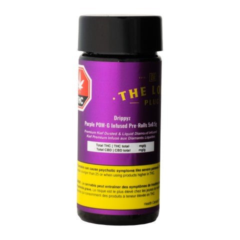 DRIPPYZ PURPLE POM-G INFUSED PRE-ROLLS drippyz purple pom g infused pre rolls 2