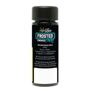 FROSTED FLYERS DRAG PACK INFUSED PRE-ROLLS 2 frosted flyers drag pack infused pre rolls 2