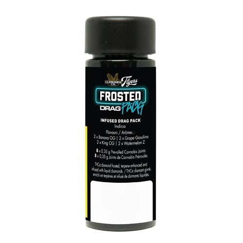FROSTED FLYERS DRAG PACK INFUSED PRE-ROLLS frosted flyers drag pack infused pre rolls 2