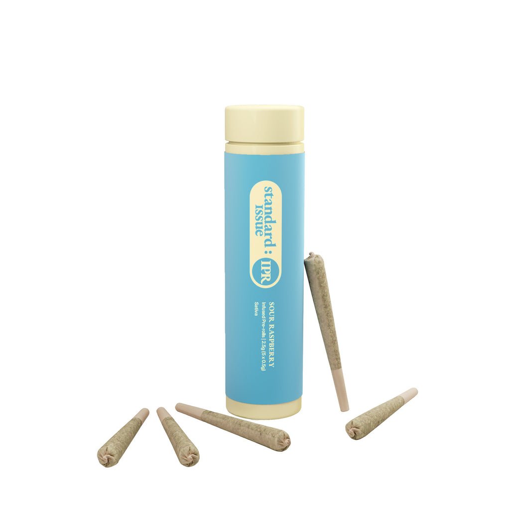 SOUR RASPBERRY DISTILLATE INFUSED PRE-ROLLS sour raspberry distillate infused pre rolls 2