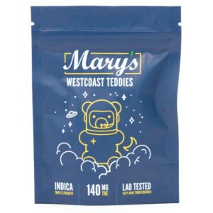 Triple Strength Indica Westcoast Teddies 140mg THC (Mary's Edibles)