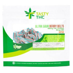 Ultra Sour Berry Belts (Tasty THC) | Herb Approach | Online Dispensary